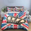 "Union Jack Crown Bedding Set" Bedding Duvet Cover Set Duvet Cover Pillowcases  (1 * Duvet Cover 2 * Pillowcases, Without Duvet Insert)