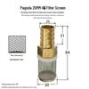 4/6/1 Inch Soft Water Hose & Oil Filter Screen Connector for Fish Tank Pump Impurity Isolation.