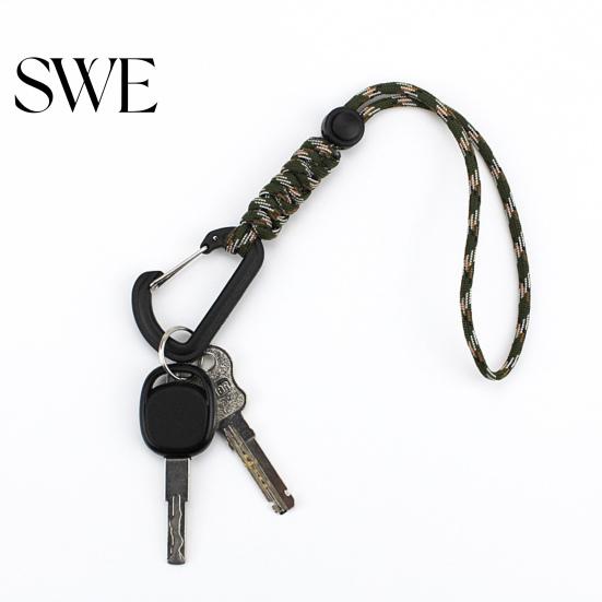 Carabiner Key Hooks Backpack Buckle High Strength Good Load-bearing Anti-loss Nylon Multifunctional Hanging Ring Bag Outdoor Accessories Buckles