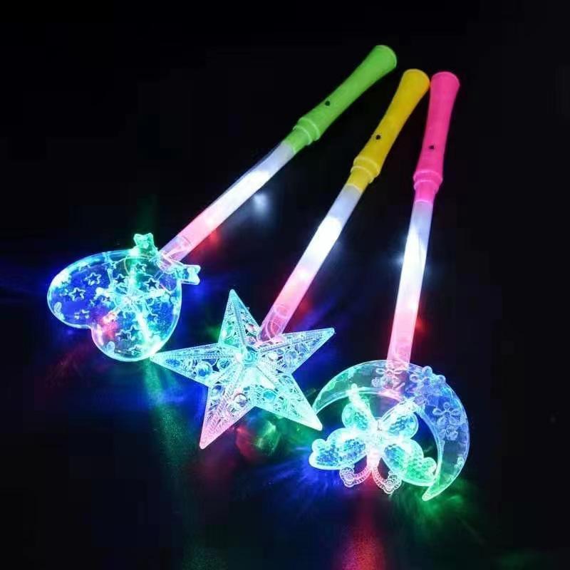 Children's Flashing Magic Wand - Luminous Glow Stick for Night Markets & Festivals