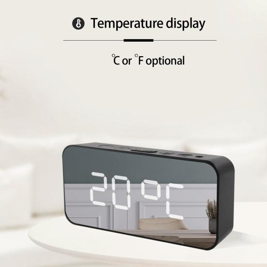 1 sada budíku USB nabíjení časování Time-management Praktický Inteligentní digitální budík na straně postele Napájení do ložnice