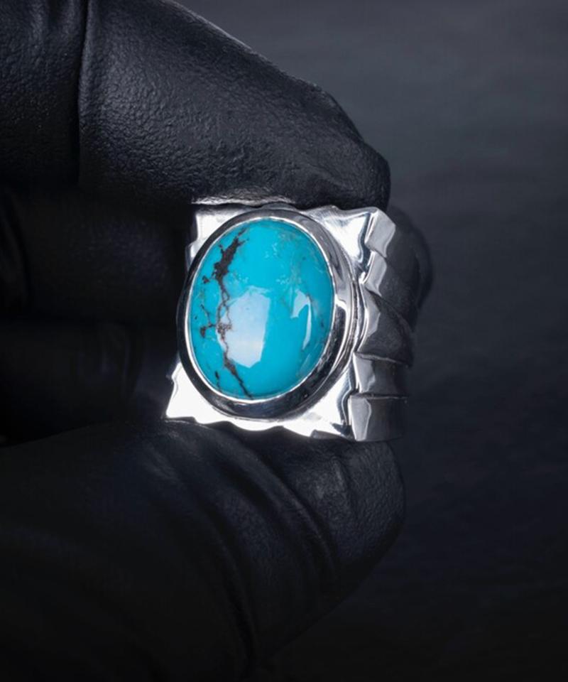 Josilver Signature Square Ring (Jumbo) - Turquoise