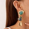 Orecchini Pendenti in Resina Irregolare Multicolore Vintage da Donna Orecchini Bohemian Statement Pendenti per Uso Quotidiano da Donna