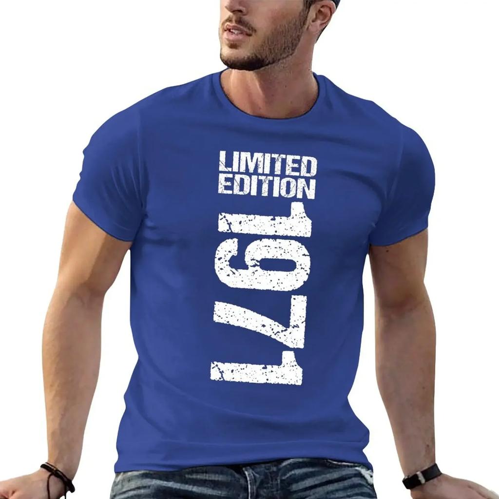 Round Neck Sports Humor Graphic Tees Classic Aactivity Competition Limited Edition 1971 Classic T-shirt Eur Size
