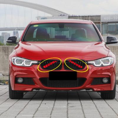 For BMW X3 G01 F25 X4 G02 F26 X5 G05 2011~2026 Car Front Bumper V Brace Radiator Grille Frame Protective Strip Cover Accessories