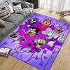Teen Titans Vai! Tappeto Quadrato con Poster di Personaggio, Tappetino Antiscivolo per Casa Ufficio, Regalo Perfetto per i Fan.chl