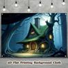 2D Magical Forest Cottage Background for Cosplay & Photography