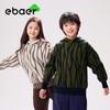 EBAER Kids' Thick Striped Hooded Sweater
