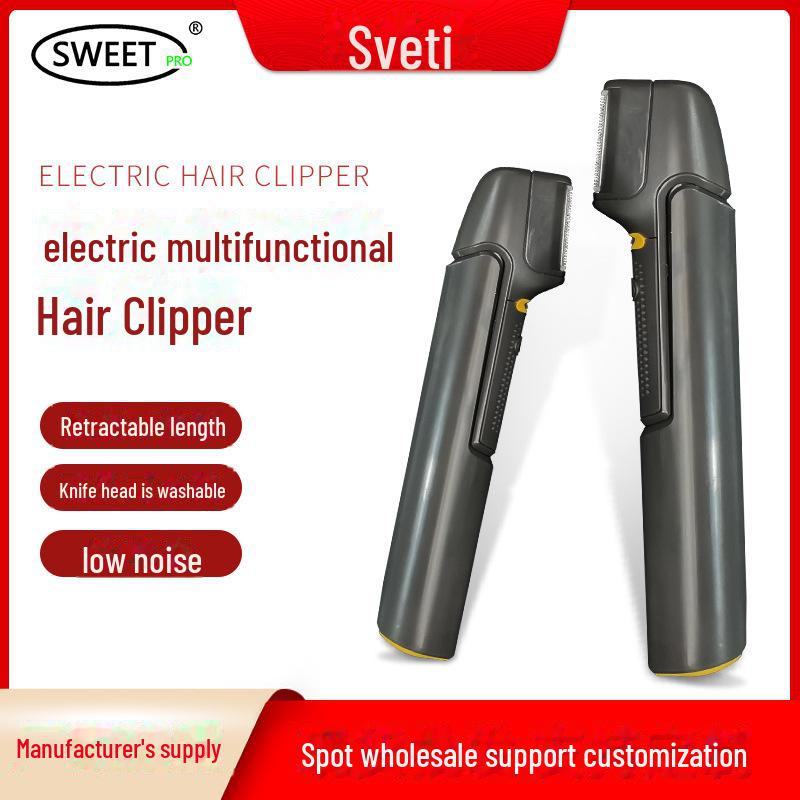 Aparat de tuns electric multifuncțional și aparat de ras telescopic pentru bărbați - Instrument de îngrijire 5 în 1 În stoc