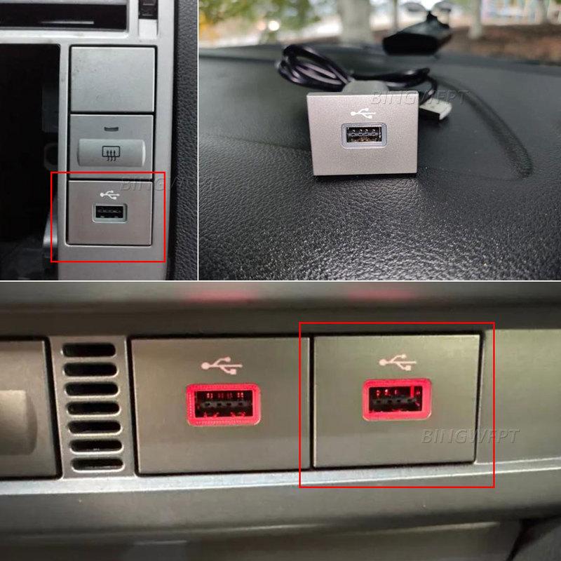 Car USB Converted Vehicle Load Adapter Flash Socket Interface Cable 12V/24V Accessories For Ford Focus 2 Mk2 2009-2011