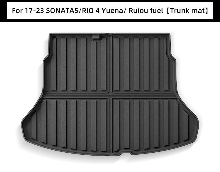 TPE Car Floor & Trunk Mats for 2017-2023 Sonata/Rio 4