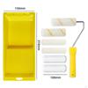 Reusable Paint Roller Brush Kit with Handle, Tray for Commercial Residential