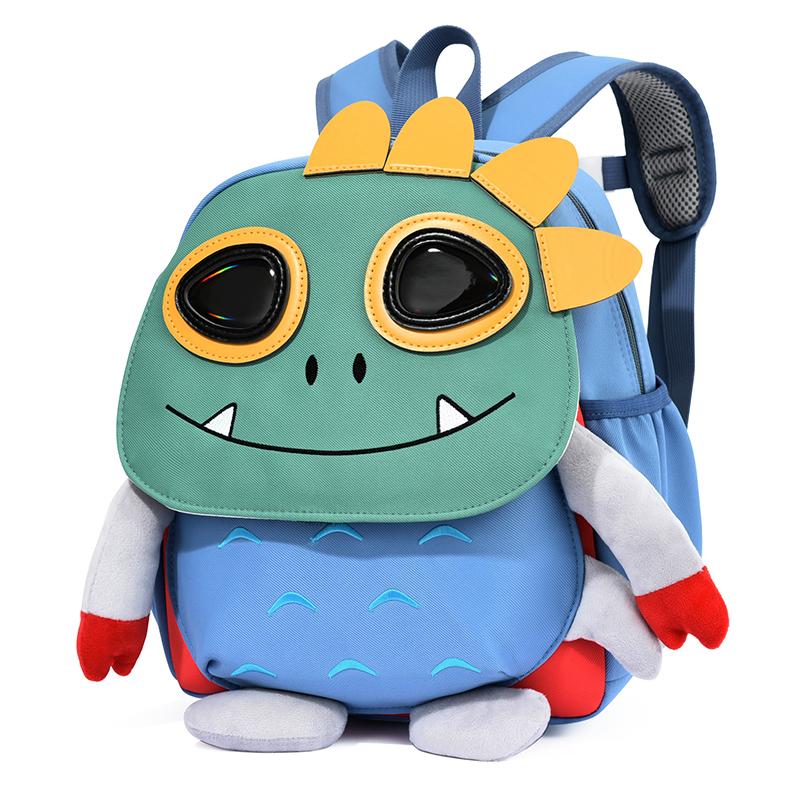 Kindergarten Bag Cartoon Anti-lost Backpack Boys And Girls Children Shoulder Bag
