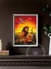 The Lion King Diamond Painting Set 5D DIY Diamond Cross Embroidery Handmade Art Adult and Children's Gifts Home Decoration