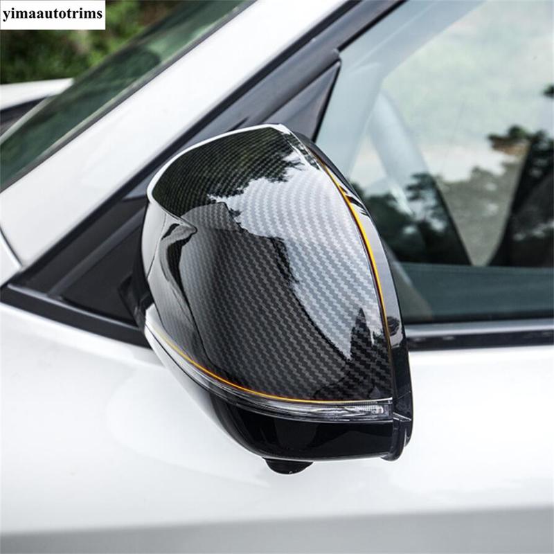 Car Rearview Mirror Case Cap Protection Decoration Cover Trim For BMW X5 G05  -  ABS Chrome / Carbon Fiber Accessories