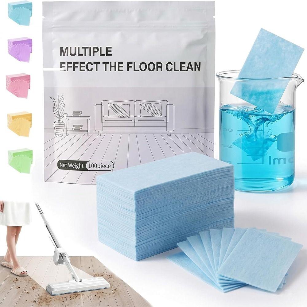 30/60/100pcs Multi-Effect Floor Cleaning Tablets Brightening Household Floor Detergent