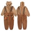Flannel Anime Adults Animal Pijama Pajamas Set Women Men Cosplay Halloween Cartoon Pyjama Adults Winter Bear Sleepwear