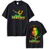 T-shirt Graphique Rapper Bob Marley One Love Tour 2025 Homme Vintage Hip Hop Manches Courtes 100% Coton Tshirt Streetwear