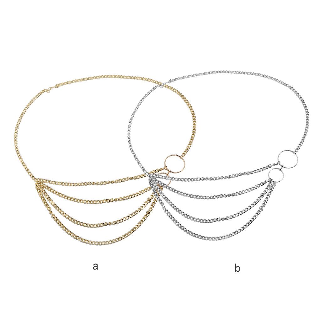 Layered Waist Chain Metal Fringe Belly Chains Fashion Accessory Waistband Pendant Clothes Adornment Sexy Women Dress Accessories