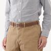 [Ikenohata Ginkawaten] Buffalo Leather Belt, Men's Belt, Genuine Leather, Stylish, Casual, Made in Japan, OT-012 (Brown)