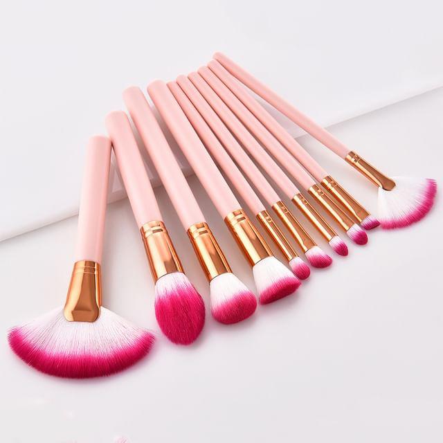 Tah krásy - Sada 10 kusů: Štětec na makeup