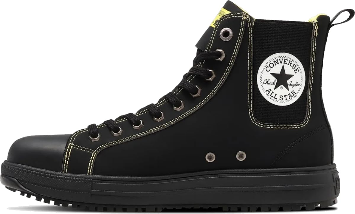 

Safety Shoes Work Shoes Protective Shoes All Star Universal Overalls ALL STAR PS SIDEGORE cm [Converse] HI/UO Black/Yellow 27.0