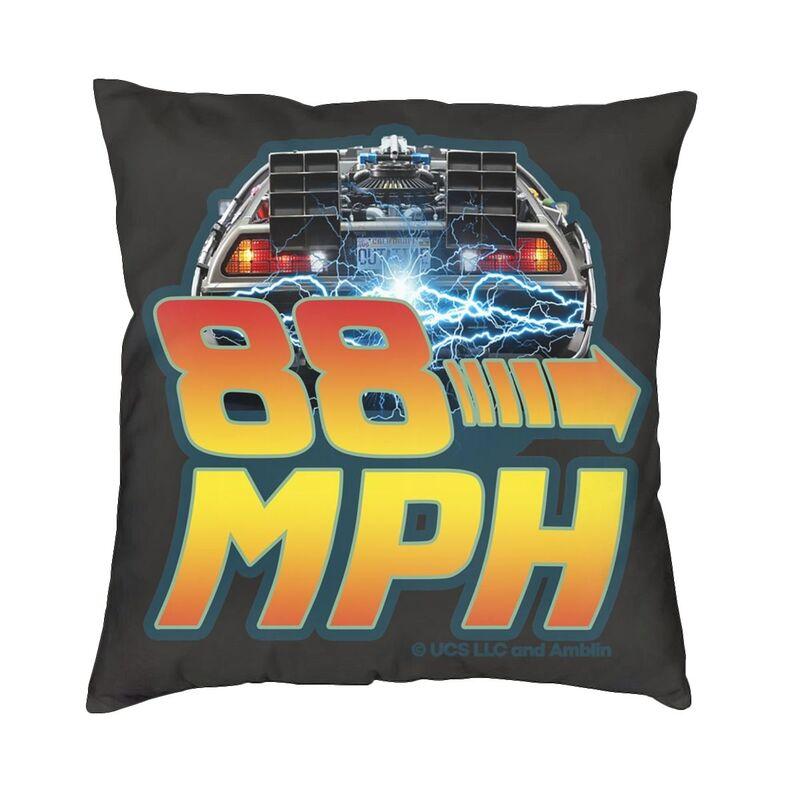 Back To The Future Cushion Covers Sofa Decoration 1980s Great Scott The Time Machine Square Throw Pillow Case 40x40