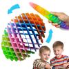 Solucan Fidget Oyuncak 3D Baskılı Kendin Yap Esnek Elastik Örgü Benzersiz Bulmaca Serbest Bırakma Dekompresyon Deformasyon Solucan Stres Giderici Oyuncaklar