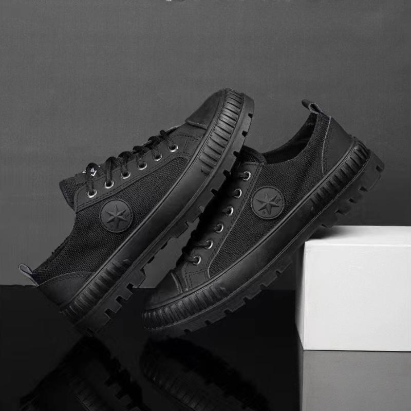 Herren Arbeitsschuhe Plateau Rutschfest Abriebfest Atmungsaktiv Trainingsschuhe Sommer Outdoor Fahren Klettern Freizeit Zapatos Hombre