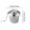 1-3pcs Tea Spice Strainer Seasoning Ball Mesh Herbal Ball Stainlesss Steel Teakettle Locking Tea Filter Reusable Diameter 4.5cm