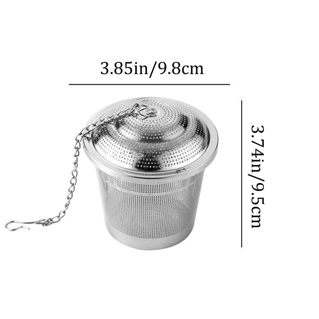1-3pcs Tea Spice Strainer Seasoning Ball Mesh Herbal Ball Stainlesss Steel Teakettle Locking Tea Filter Reusable Diameter 4.5cm