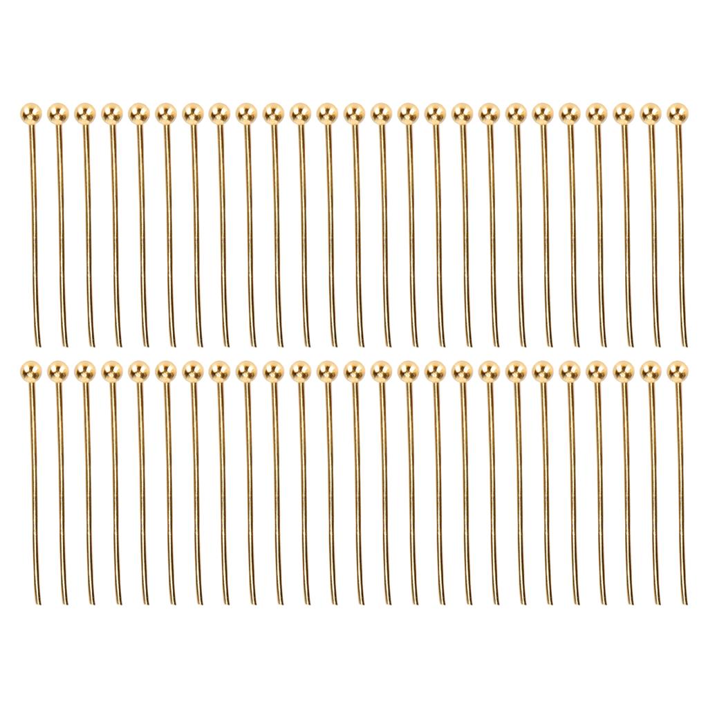 50 sztuk Ball Head Pins Biżuteria Wisiorek DIY Craft Koralik Dokonywanie Części Akcesoria Dostaw