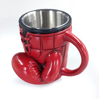 Boxing Glove Mug Colorful Sports Themed Mugs Portable Desktop Centerpiece Funny Water Container for Home Studio Travelling