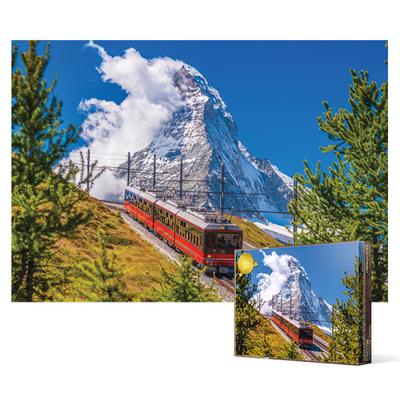Rompecabezas de 1000 piezas / Tren de montaña Matterhorn, popular rompecabezas coreano
