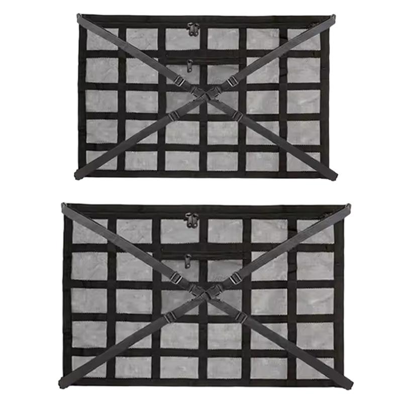 Car Roof Storage Net Storage Organizer Large Capacity Space Saving Car Ceiling Net Storage For SUV Long Trip Camping