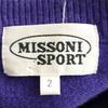 MISSONI SPORT Langarmpullover 2 lila Strick Herren Gebraucht