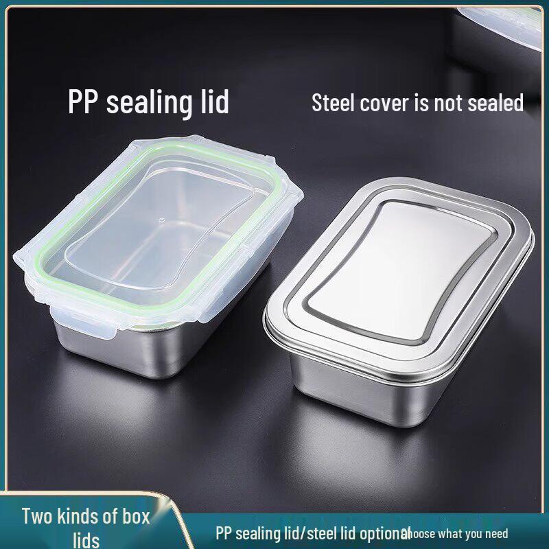 304 Stainless Steel Food Storage Container with Sealed Lid