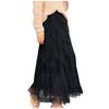 Women Spring Summer Elastic High Waist Long Mesh Skirt Womens  Skirt