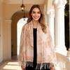 Fashion Jacquard Pashmina Scarf Tassels Shawls Woman Autumn Winter Warm Wraps Big Size Cape Female Thick Blanket Wraps Foulard