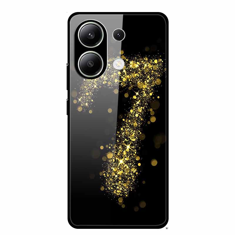 Glass Case For Xiaomi Redmi Note 13 Case Soft Bumper Tempered Glass Hard Back Cover For Redmi Note 13 Pro Phone Case Funda Coque