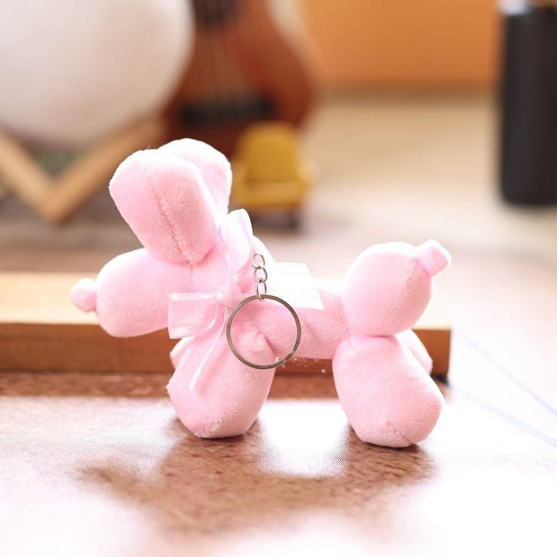 Dog Plush Small Keychain Cute Cartoon Charm Soft Material Bag Decoration Doll
