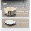 Large Square Cat Litter Box Semi Enclosed Cat's Sandbox Heighten Anti Splash Toilet for Cat Sand Leakage Pedal Cats Bedpans