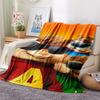 1pz Coperta in Flanella con Stampa di Alvin & The Chipmunks, Alta qualità per Tutte le Stagioni, Decorazione per la Casa, Calore e Comfort, Perfetta per Regali di Natale
