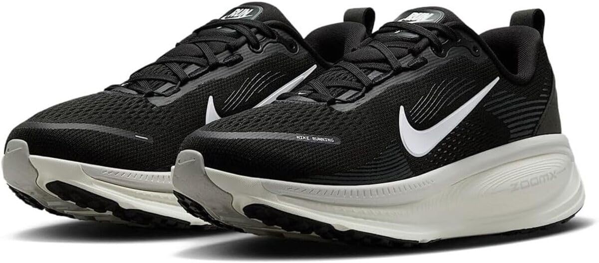 Nike Vomero 18 Iron White Size W, Black/Coconut Milk/Light All/Summit (HM6804-005), 23.0cm