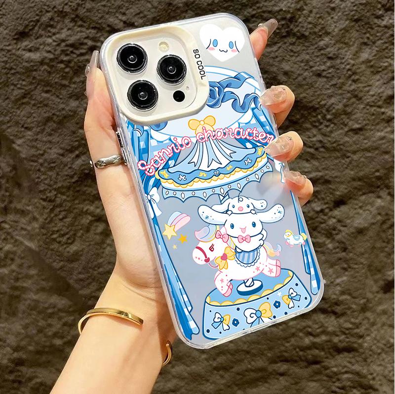 Colorful Kuromi Melody Case For Iphone 17 Pro Max 17 Air 16 15 14 11 12 13 Pro Max 16 Plus 16e 13 Mini Cinnamoroll Hard Cover