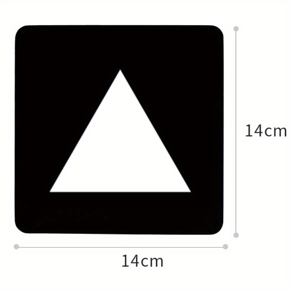 VISUAL CARDS Baby Early Education Training Card Baby Visual Stimulation Black and White Card Tracking Laraca Color Card