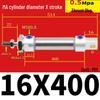Corrosion Resistant Stainless Steel Pneumatic Cylinder 16-40mm/50-150mm