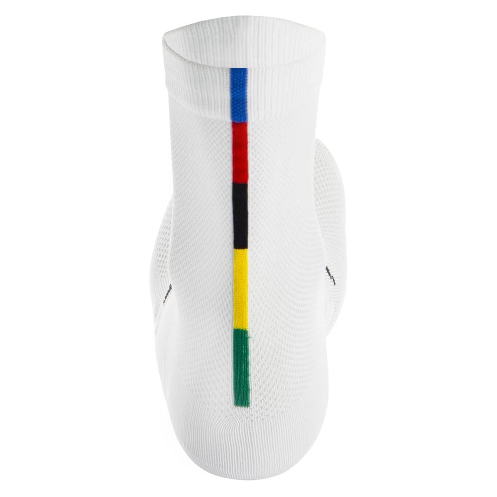 Santini UCI Official High Profile Cycling Socks, White/Arcenciel