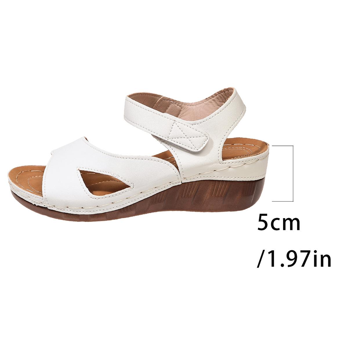 Platform Shoes, Thick-soled Shoes, Sandals, Women s Shoes, Large Size Shoes 36 белый