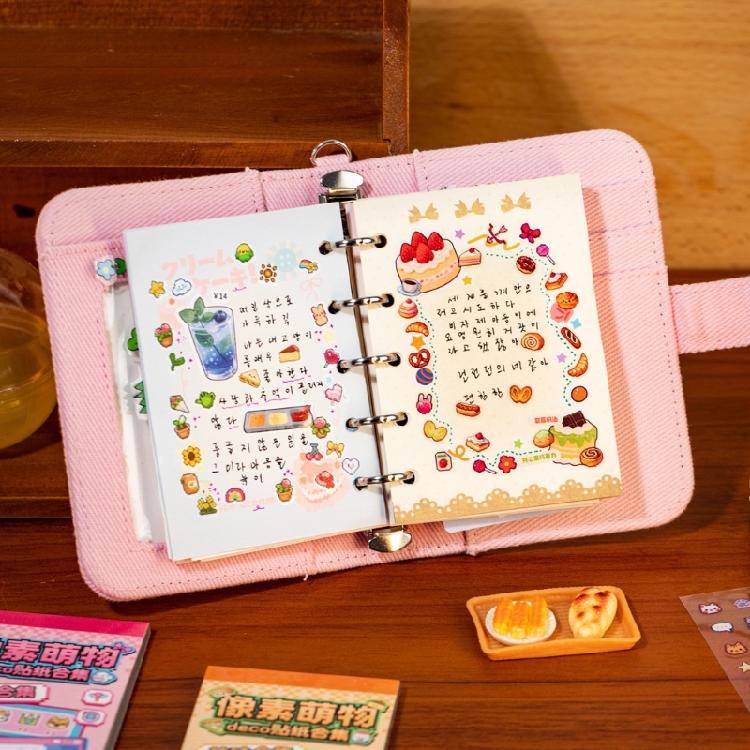 Decorative Sticker DIY Craft Sticker Waterproof Featuring Pixels Art for Artistic Notebooks and Nail Designs Easy Apply